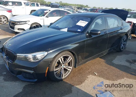 2019 BMW 740I z USA, uszkodzony, nr VIN WBA7E2C59KB217750